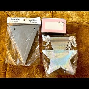 Banner, Place Cards and Treat Bags